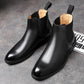 Winter Elegant Chelsea Boots - Leather Men Couple Shoes - Slip-on Dress Formal Boots (MSB1)(MSF6)(F13)