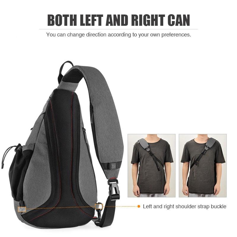 Mixi One Shoulder Backpack - Great Sling Bag USB Cycling Sports Travel Fashion Bag (1U78)