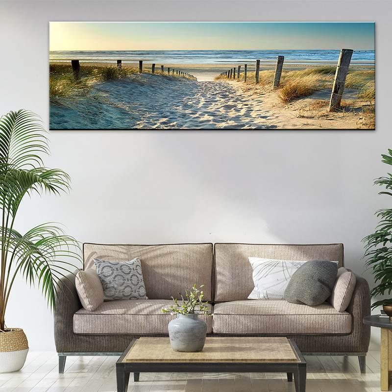 Modern Ocean Beach Painting By Numbers Oil Painting On Canvas Paint By Number (AD1)(1U62)(1BM)(1U63)