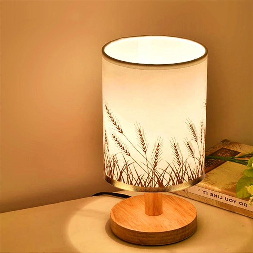 Modern Wood Led Table Light Bedroom Bedside Table Lamp - Reading LED Desk Lamp Living Room (LL6)(LL1)