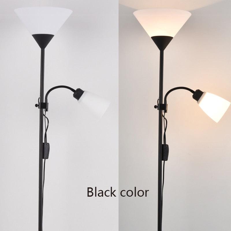 Modern nordic design 2 lights night Floor Lamp stand Living Room adjustable E27 LED AC 110V 220V (D58)(LL1)(LL6)