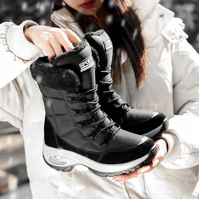 Great Comfortable Women's Boots - Winter Warm Quality Mid-Calf Snow Boots (D38)(D85)(BB1)(BB5)