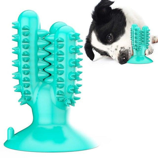 Multifunction Dog Toothbrush Flexible Pet Molar Bite Toy - Cleaning Teeth Dog Chew Stick Toys (7W2)