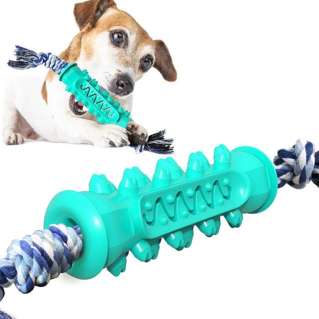 Multifunction Pet Dog Chew Toy Durable Dog Toothbrush Stick - Interactive Training Molar Toys - Food Treat (1U73)