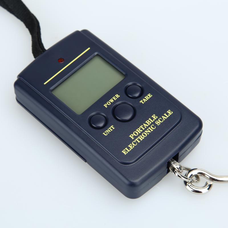 Multifunctional 40kg/10g Mini Electronic Digital Hanging Scale Portable Luggage - Pocket Weight Hook Scale (2U104)