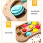 Multifunctional Pet Puzzle Toy - Wood Feeder Iq Training Dog Toys - Education Slow feeding Interactive Puzzle (D73)(1W3)(3W3)