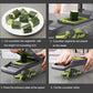 Multifunctional Vegetable Cutter Fruit Slicer Grater Shredders Drain Basket Slicers 8 In 1 Gadgets (AK3)(F61)