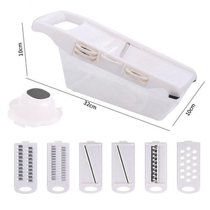 Multifunctional Vegetable Slicers 8 In 1 Cutter Fruit Slicer - Shredders Drain Basket Gadgets (AK3)(1U61)