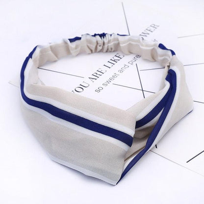 NEW 67 Style Women's Headband Print Floral Cross Knot - Elastic Hair Band (8WH1)1