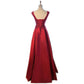 Elegant Lace Beading Long A-line Dress - Sleeveless Prom & Wedding Dress - Women Formal Evening Dresses (WSO3)(WSO5)