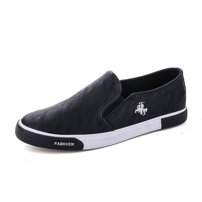 Classic Men Slip-On Shoes - Men Fashion Shoes PU Leather Sneakers (MSC2A)