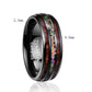 Trending Ring - Carbide Ring - Width 8mm Color Rainbow Tungsten Steel Ring (D81)(7JW)
