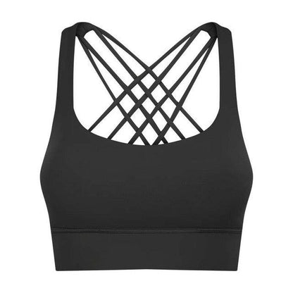 Women Seamless Sexy Sports Bra Beautiful Back Gym Fitness Shockproof Sports  Bra Women Push-up Running Workout (Color : Blue Gray, Size : Large) : :  Clothing, Shoes & Accessories