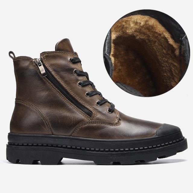 Trending Natural Cow Leather Men Boots Winter Handmade Retro Men Boots Genuine Leather Men Winter Shoes (MSB1)(MSF6)(F13)(1U13)(1U16)(MSB4)