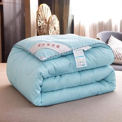 Natural Silk Quilt / Mulberry Silk Quilt for Summer and Winter King Queen Twin Size Bedding (9BM)(8BM)(F63)