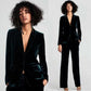 Women's Suit - Business Women Pantsuits - Blazer Trouser - Women Blazer Pants (TB5)(F20)