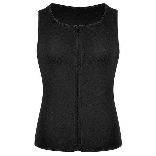 Amazing Men's Shapers Sweat Vest for Men Waist Trainer Vest Adjustable Workout Body Shaper with Double Zipper for Sauna Suit (FHM1)(1U101)(1U9)(F101)