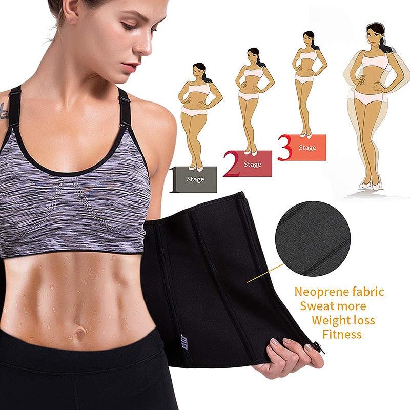 Sweat Waist Trainer Body Shaper Tummy Corset Slimming Belt Shapewear Weight Loss Belly Band Sports Girdles Workout Belt(FH)(FHW1)(1U31)(1U24)