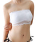 New Hot Cosy Casual Women's Lingerie - Useful Lace Crop Padded Strapless Top - Soft Girls Seamless Bra (1U27)