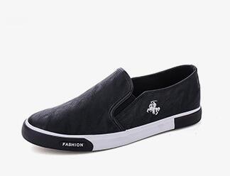 Classic Men Slip-On Shoes - Men Fashion Shoes PU Leather Sneakers (MSC2A)