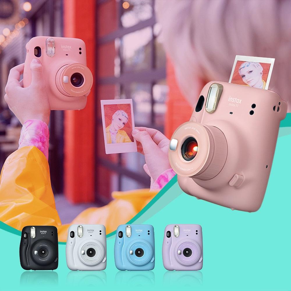 New 5 Colors Fujifilm Instax Mini 11 Instant Camera Photo Camera+14 in 1 Kit Video Bag Case Protector Filter+Album+Sticker (MC5)1(4U54)