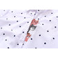 New Arrival Women Cat Embroidery White Shirt - Turn Down Collar - Long Sleeve Button Up Blouse - Cute Girls Top (TB4)