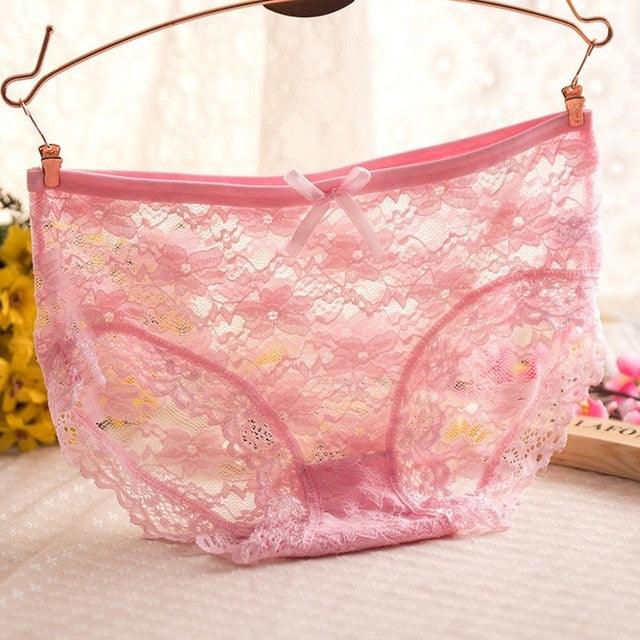 New Arrival Women Panties - Full Transparent Lace Seamless Underwear - Ladies High Quality Panty (2U6)