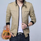 Great Men's Winter Jacket - Thick Fleece Jacket Coat - Fashion Slim Jackets - Windproof Outwear (TM3)(F100)