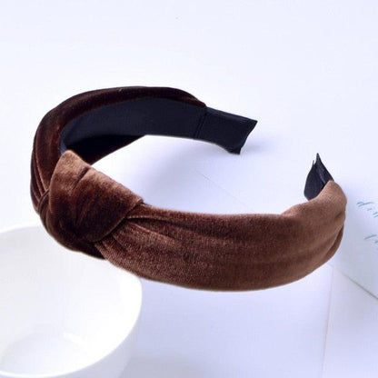 New Fashion Cross Hairband -Women's Solid Color Wide Plastic Hair Hoop Bezel Hair Accessories (D88)(8WH1)1