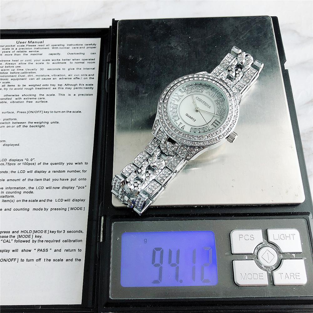 New Fashion Golden Crystal Diamonds Women's Watches - Luxury Wrist Watches (D82)(9WH3)