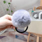 New Lovely Imitation Rabbit Fur Plush - Elastic Hair Ponytail Holder - Hairband Hair Accessories (1U88)