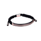 New Luxury Men Bracelet - Jewelry Crown Charm 6MM Micro Pave CZ Ball Macrame Bracelets (MJ3)(F83)