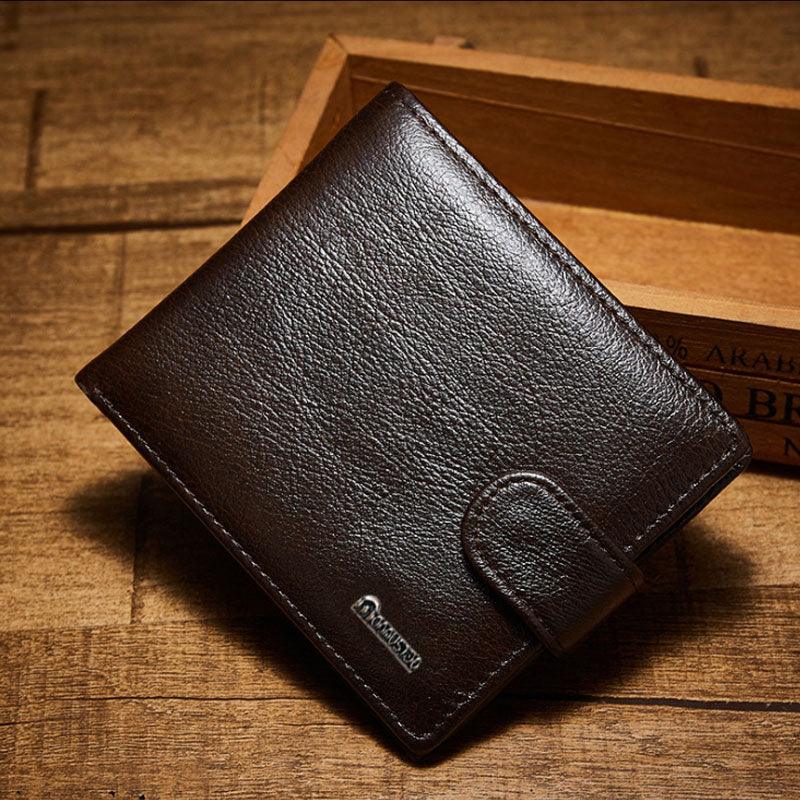 New Men Leather Wallet - Genuine Leather Coin Purse Functional Wallets (MA5)(F17)