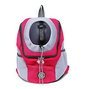 New Out Double Shoulder Portable Pet Travel Backpack - Outdoor Pet Dog Carrier Bag (D79)(5LT1)