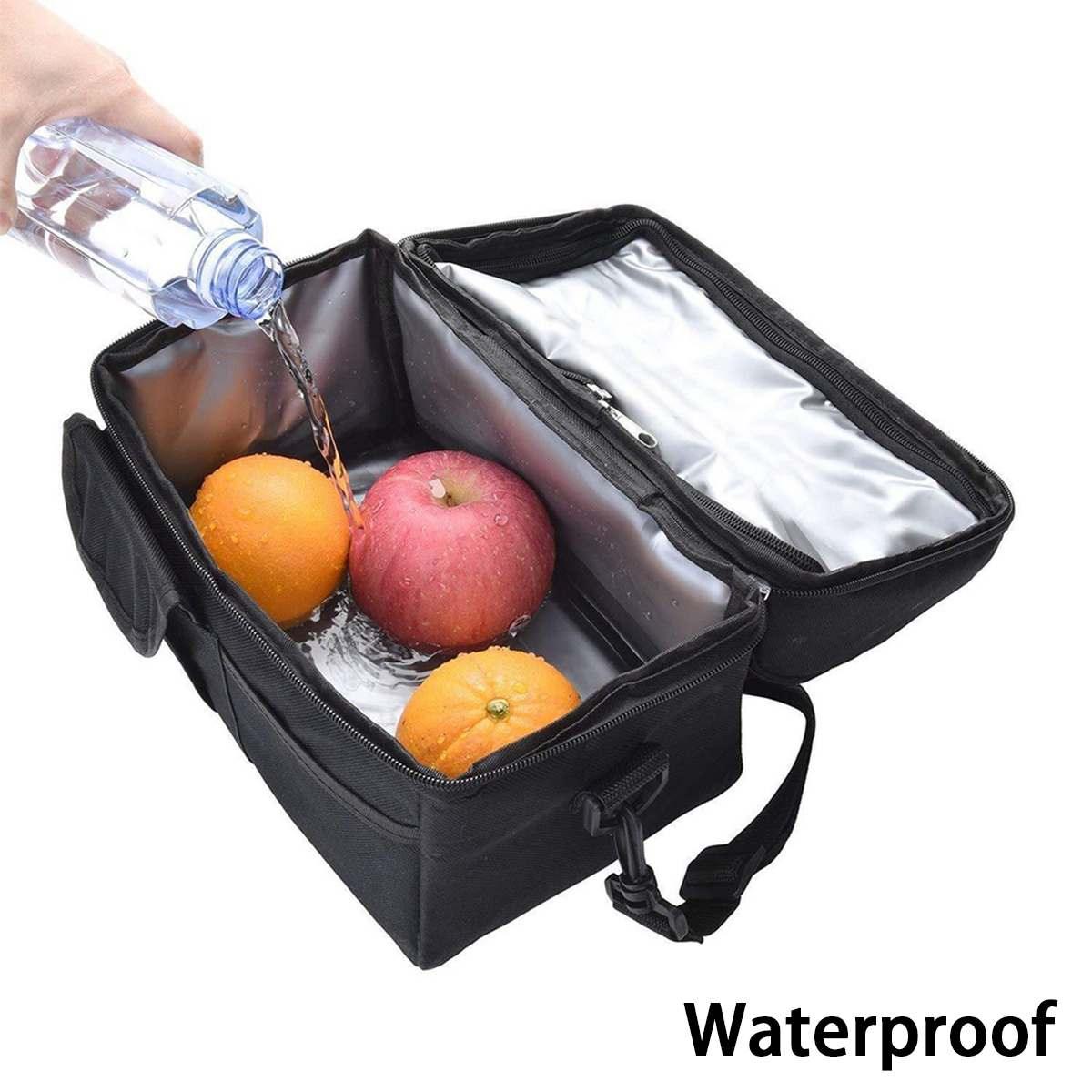 New Oxford Cloth Insulated Bag Picnic Bento Box Bag - Portable Lunch Box Bag (2AK1)(1U61)