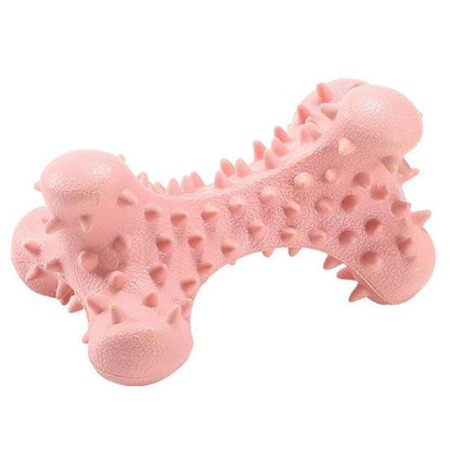 New Pet Dog Toys Bite-Resistant Chew Toy Rubber Bone Shaped Dogs Toy (7W2)