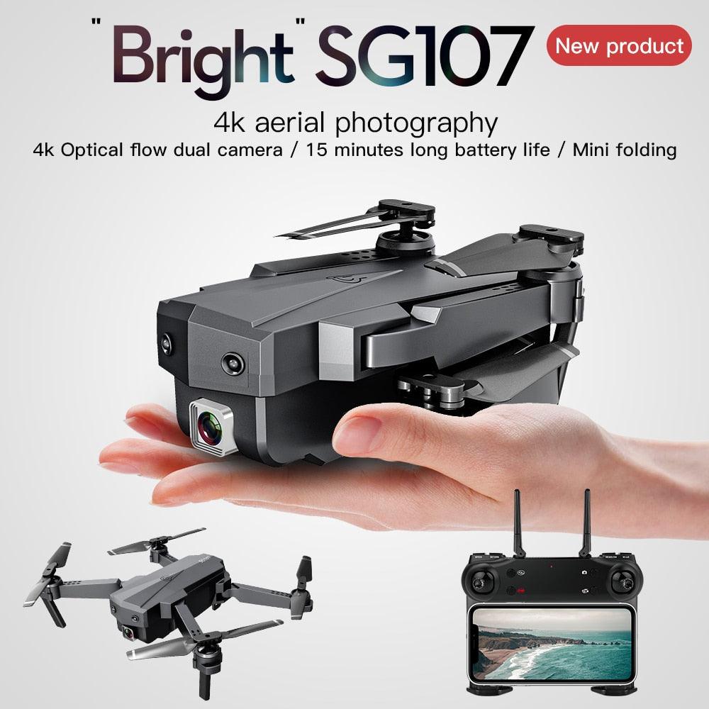 New SG107 Mini Drone 4K HD Dual Camera Foldable Portable Quadcopter One Click Return FPV Drone (MC2)(1U54)(1U46)(F54)(F46)