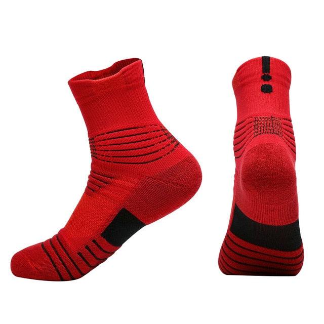 New Sports Socks - Men's Professional Basketball Running Towel Bottom Anti-Slip Sport Breathable Socks (1U92)