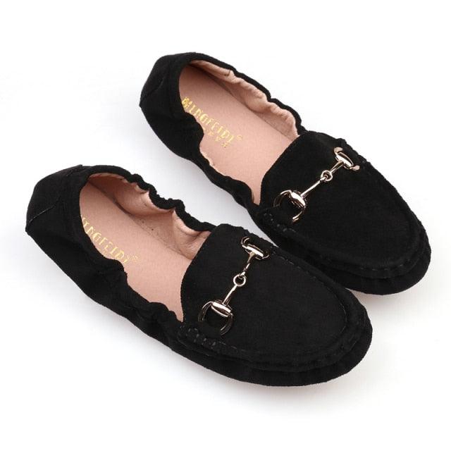 New Summer Great Comfortable Moccasins Femme Shoes - Women's Flats Casual Shoes (FS)