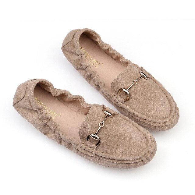 New Summer Great Comfortable Moccasins Femme Shoes - Women's Flats Casual Shoes (FS)