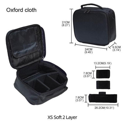 New Upgrade Large Capacity Cosmetic Bag - Professional Women Travel Makeup Case (LT5)(F79)