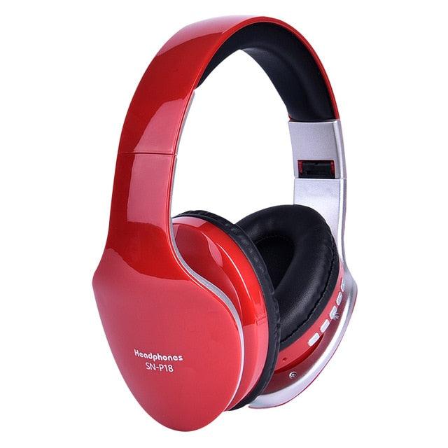 New Wireless Headphones - Bluetooth Headset Foldable Stereo Headphone Gaming Earphones With Microphone (AH2)(RS8)