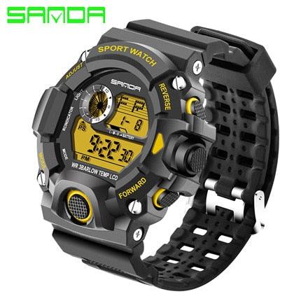 Fashion Sports Digital Watch - Men Diving Sport LED Clock - 30M Waterproof (MA9)(F84)