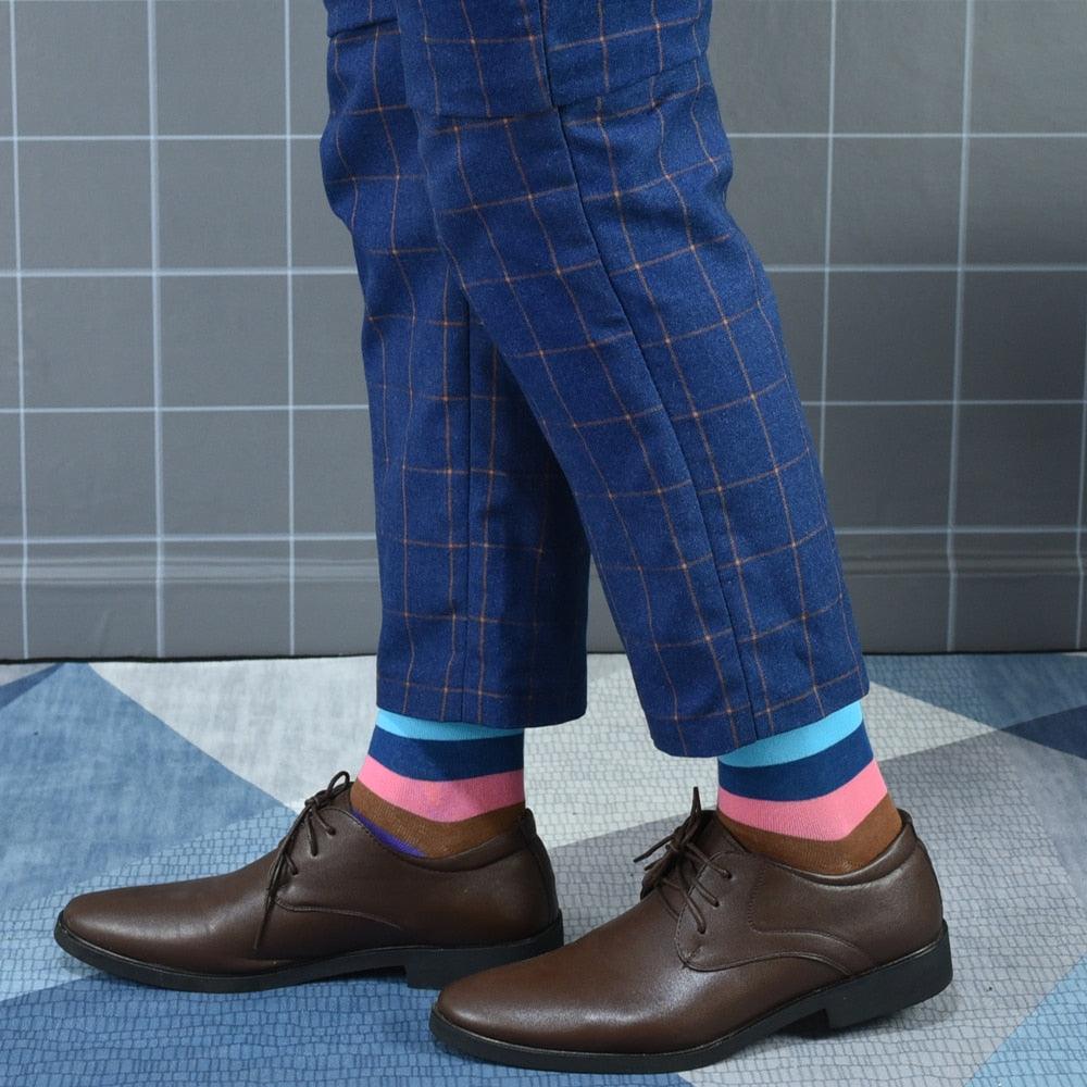 New Men's Socks - Stripes Classic Cotton Socks (TG8) – Deals DejaVu