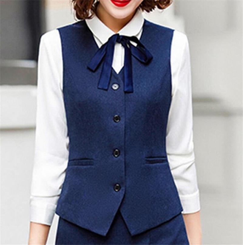 Ladies 3 piece suit with outlet waistcoat