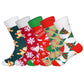 Newly Women's Snowflake Deer Printed Cotton Christmas Socks - 5PCS/Lot (D87)(3WH1)(2WH1)