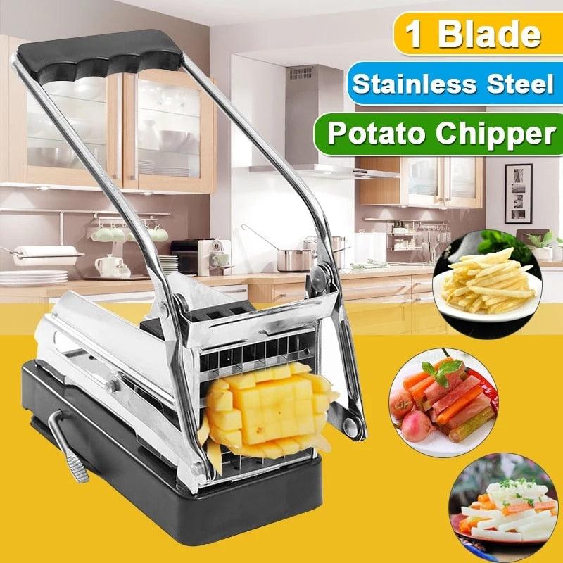 Amazing Non-slip Potatoes Cutting Machine - Cutting French Fries - Best Value Stainless Steel (AK3)(F61)