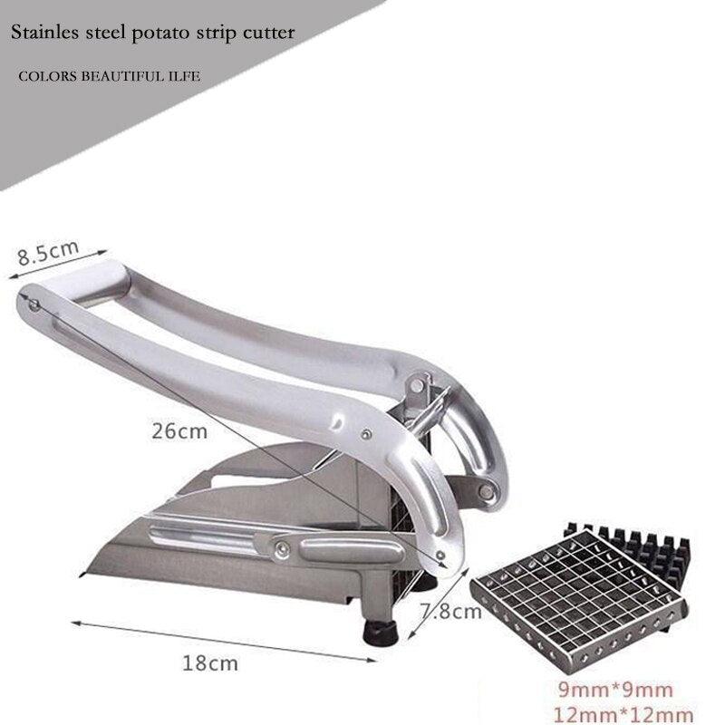 Amazing Non-slip Potatoes Cutting Machine - Cutting French Fries - Best Value Stainless Steel (AK3)(F61)
