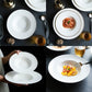 Nordic Ceramic Straw Hat Round Plate - Nine-Inch Dessert Western-Style Kitchen Tableware (AK7)