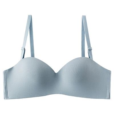 Gorgeous Invisible Push Up Bra - Sexy Wire Free Strapless Bra Top - Lingerie Brassiere Seamless Underwear (D27)(TSB1)